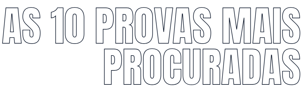 Top 10 Provas de Concursos
